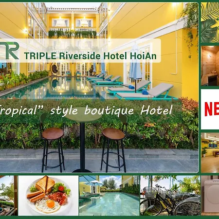 Triple Riverside Villa Hotel Hoian-3